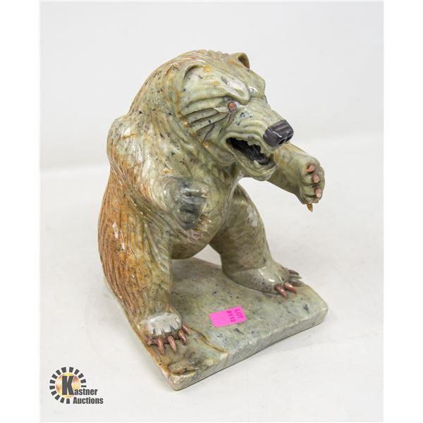 BEAR STONE CARVING