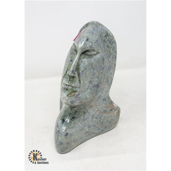 ABSTRACT FACE STONE CARVING