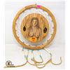 Image 1 : WOODEN DREAMCATCHER; TOPLESS WOMAN