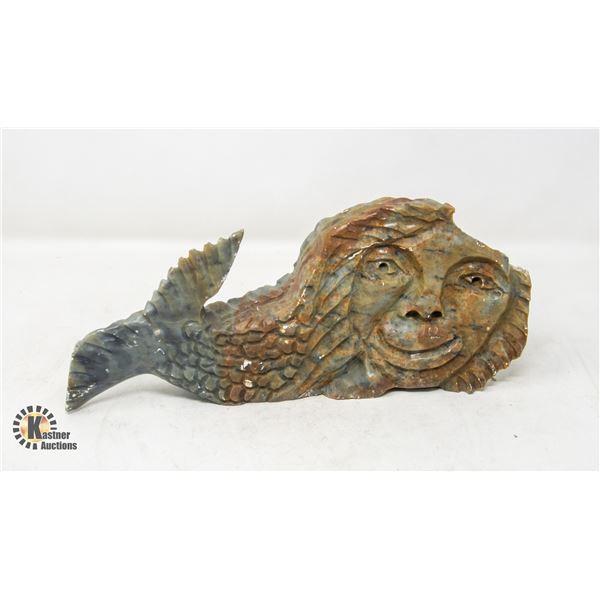 INDIGENOUS FISH STONE CARVING AS IS