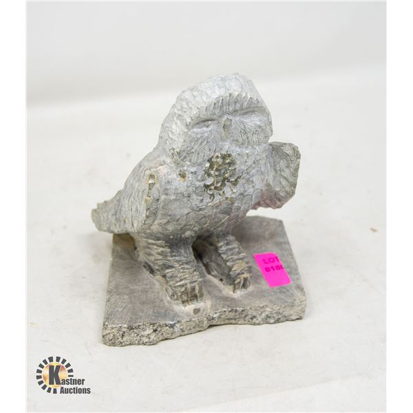 OWL STONE CARVING