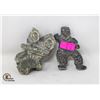 Image 1 : TWO PIECE STONE CARVING; FAMILY