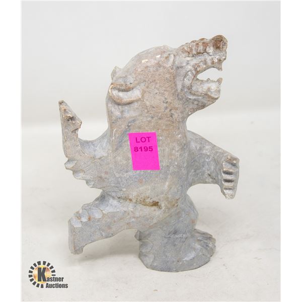 BEAR STONE CARVING