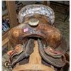 Image 2 : BROWN WESTERN RIDING SADDLE