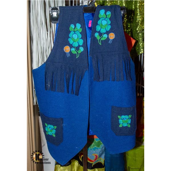 MENS BLUE REGALIA VEST