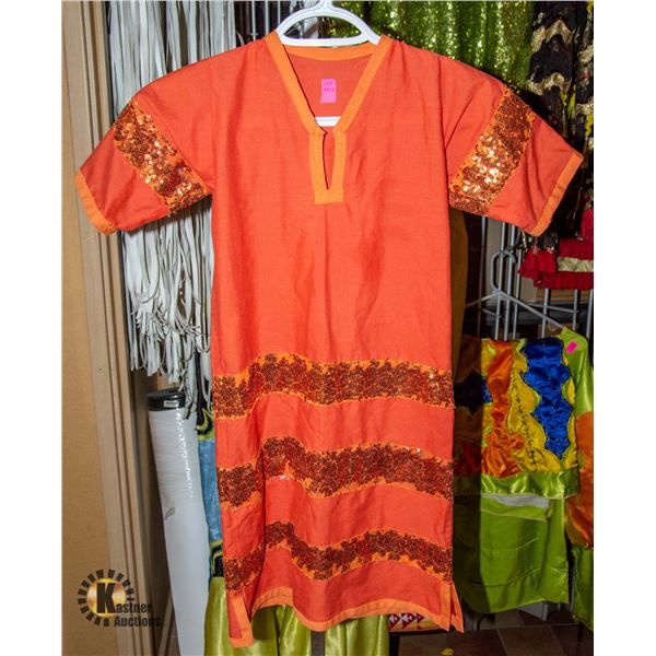 YOUTH ORANGE REGALIA DRESS