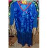 Image 1 : BLUE INDIGENOUS REGALIA DRESS