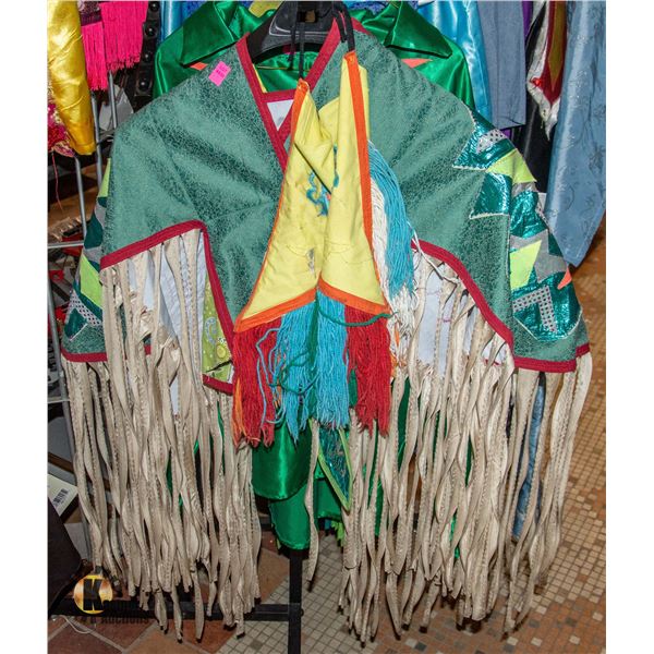TWO PIECE INDIGENOUS REGALIA JACKET AND
