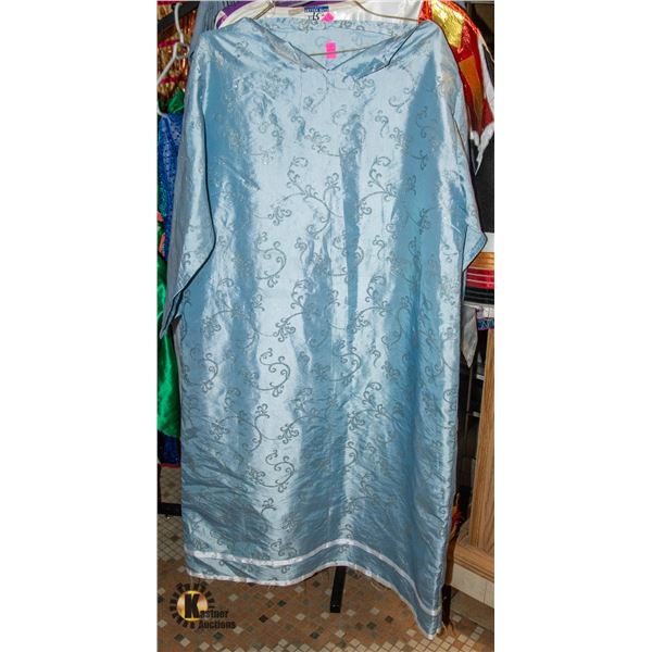 BLUE REGALIA DRESS SHIRT; UNISEX, SIZE UNKNOWN