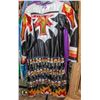 Image 1 : INDIGENOUS REGALIA JINGLE DRESS; BLACK AND ORANGE