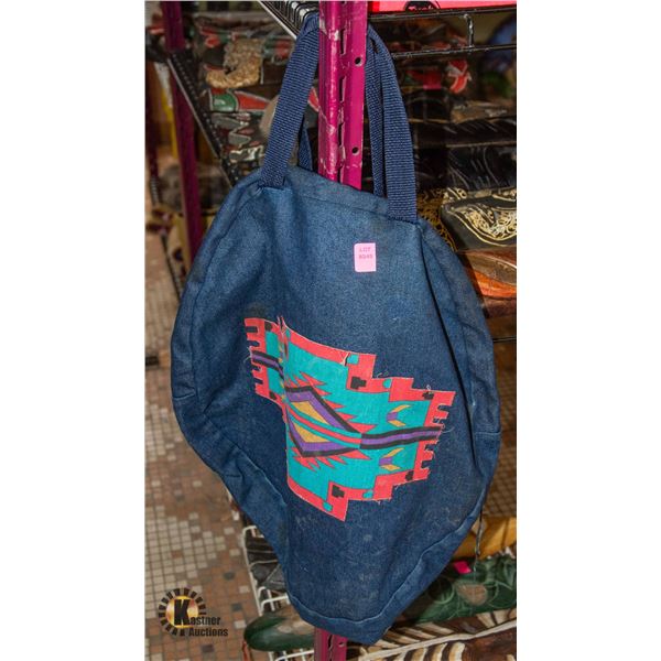 HANDMADE INDIGENOUS AZTEC DRUM BAG