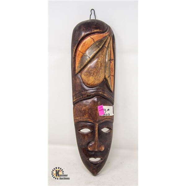 WOOD CARVED WALL HANGING MASK