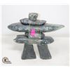 Image 1 : INUKSHUK STONE CARVING