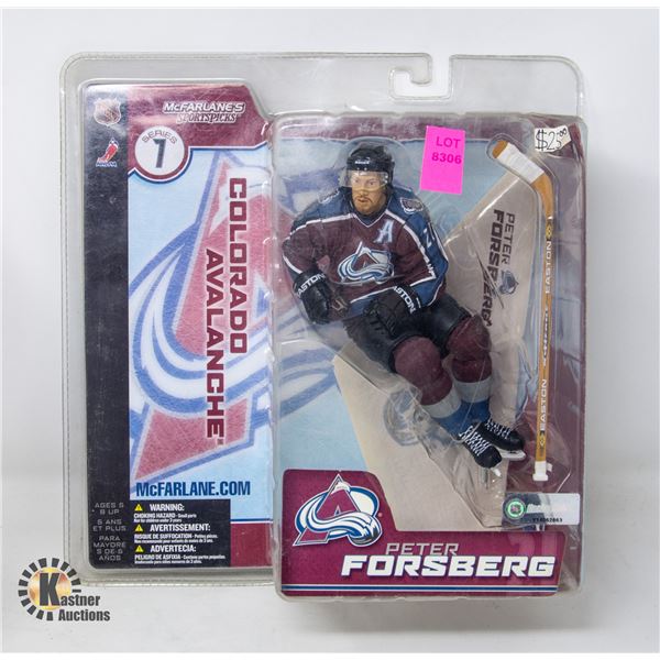 PETER FORSBERG COLORADO  AVALANCHE FIGURINE