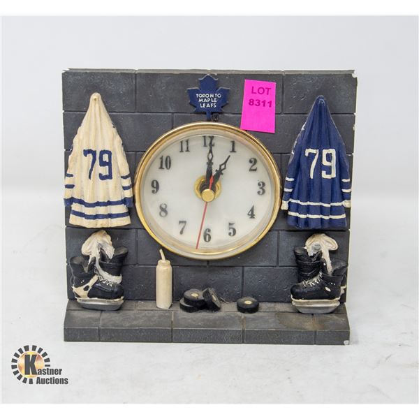TORONTO MAPLE LEAFS DESK CLOCK