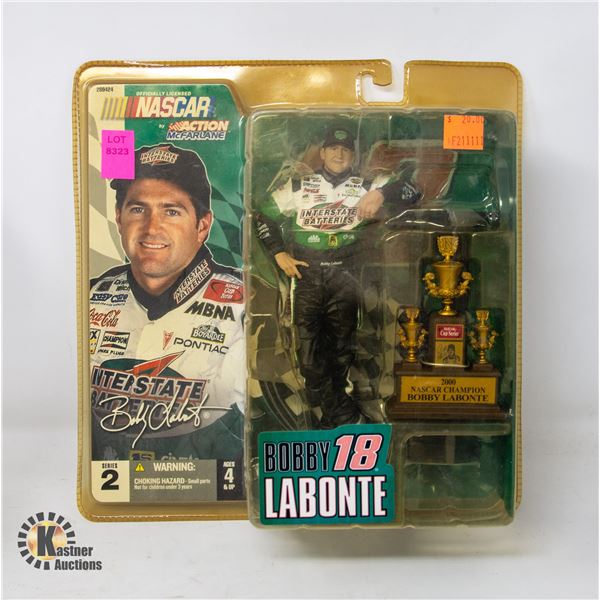 BOBBY LABAONTE #18 NASCAR FIGURINE