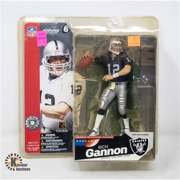 NFL RICH GANNON RAIDERS FIGURINE