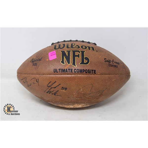 WILSON SIGNED NFL FOOTBALL