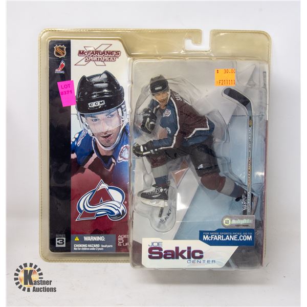 NHL JOE SAKIC AVALANCHE FIGURINE