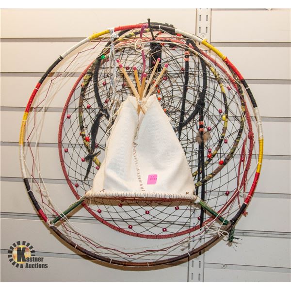 LARGE LOT OF ASSORTED DREAMCATCHERS