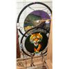 Image 1 : LOT OF TWO BLACK DREAMCATCHERS; TIGER AND EAGLE