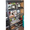 Image 1 : 8 SHELVES OF ASSORTED PICTURE FRAMES/ LAMPS & WALL
