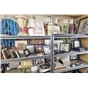 Image 3 : 8 SHELVES OF ASSORTED PICTURE FRAMES/ LAMPS & WALL
