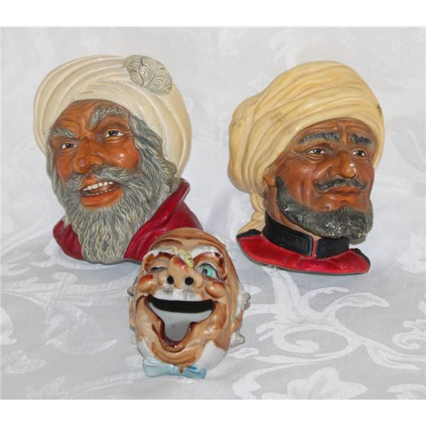 LOT OF 3 COLLECTIBLE WALL HANGINGS & ORNAMENT