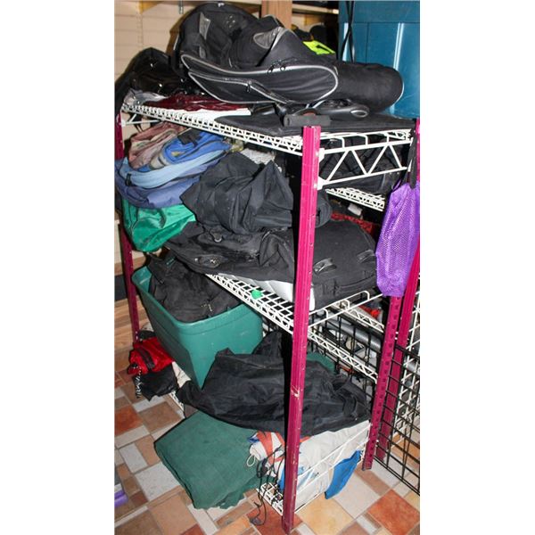 COMPLETE CONTANTES OF DISPLAY RACK; ASSORTED