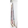 Image 1 : LOT OF 3 ASST'D WOODEN HOCKEY STICKS; CCM HEAT &