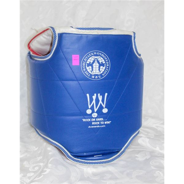 TAEKWONDO YOUTH CHEST PROTECTOR SIZE; 2