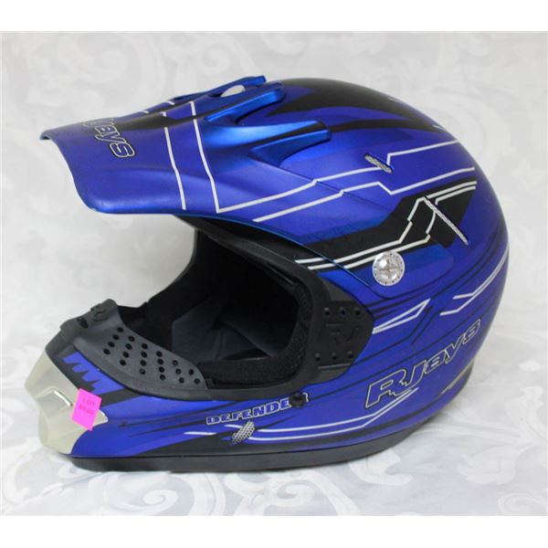 RJAYS DEFENDER DOT APPROVED ATV HELMET SIZE;
