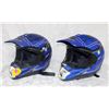 Image 1 : LOT OF 2- RJAYS DEFENDER DOT APPROVED ATV HELMET