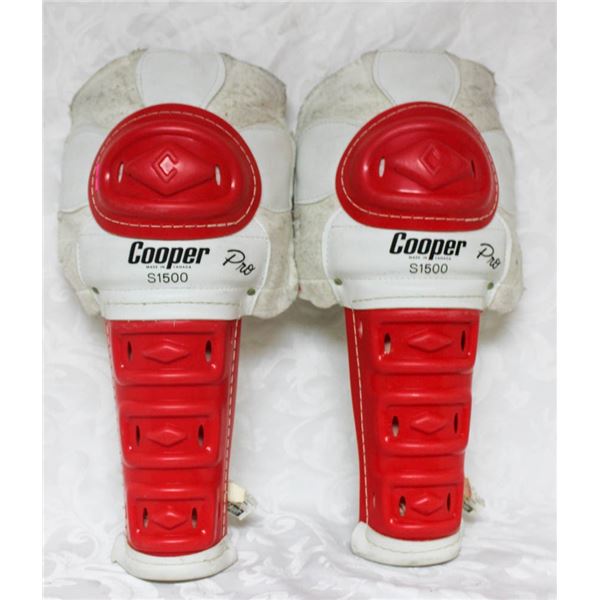 COOPER PRO S1500 HOCKEY SHIN PADS