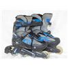 Image 1 : DUKES ENERGY 3.0 ROLLERBLADES SIZE; 10 BLACK/ BLUE