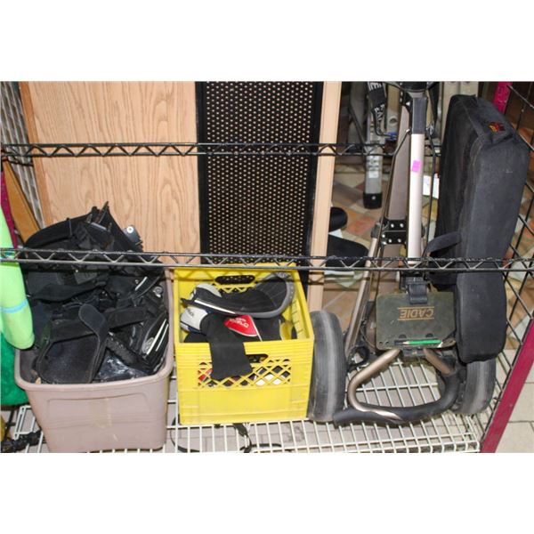 CONTENTS OF DISPLAY FIXTURE; GOLF CLUB COVERS/