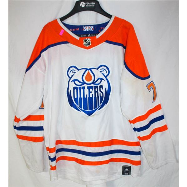 EDMONTON OILERS ADIDAS #74 JERSEY SIZE; 52 *NEEDS