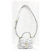 Image 1 : NEW GUESS WHITE/ GREY PRINT WOMENS HANDBAG W/