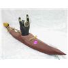 Image 1 : HANDMADE INDIGENOUS CANOEING HOME DECOR