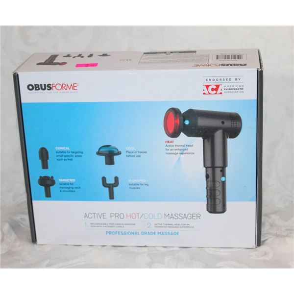OBUSFORME ACTIVE PRO HOT/ COLD MASSAGER W/