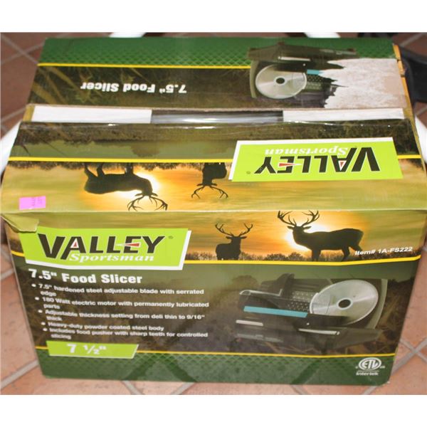 VALLEY SPORTSMAN 7.5" FOOD SLICER