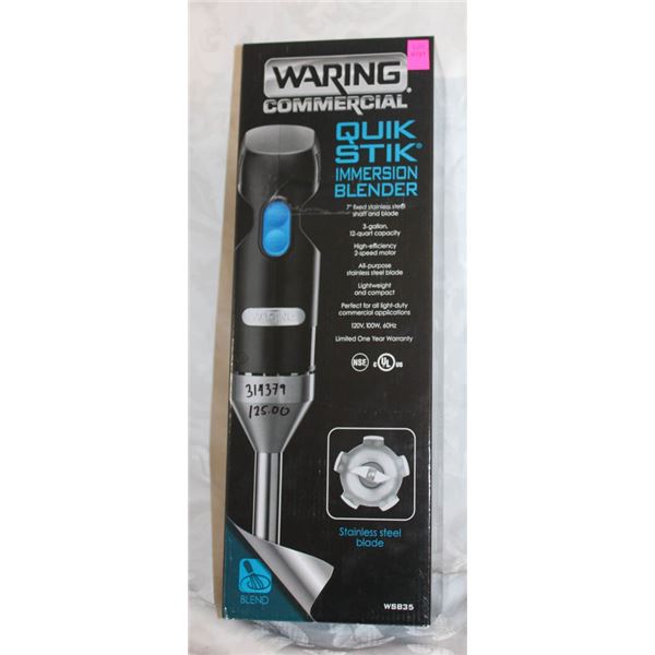 WARING COMMERCIAL QUIK STIK IMMERSION BLENDER