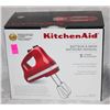 Image 1 : KITCHENAID 5 SPEED HANDMIXER- RED