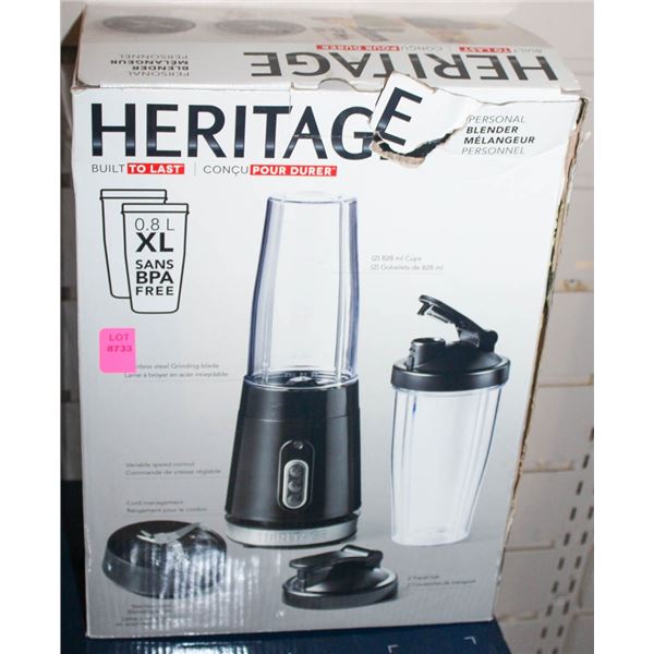 HERITAGE PERSONAL BLENDER