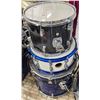 Image 4 : 9PC ASST'D DRUM SET W/ 2 TOTES OF DRUM ACCESSORIES