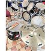 Image 2 : 11PC CB DRUMS DRUMSET *AS IS* INCUDES; CYMBALS/