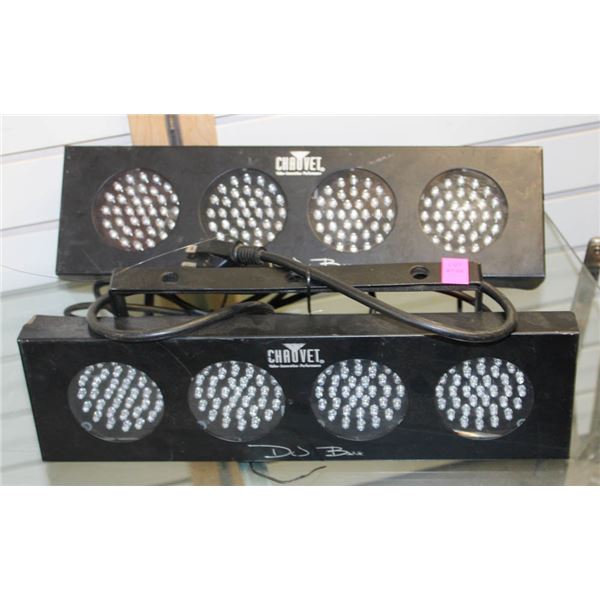 LOT OF 2 CHAUVET LED DJ BANK- CHASING LIGHT BARS