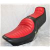 Image 1 : RED & BLACK MOTORCYCLE TOURING SEAT