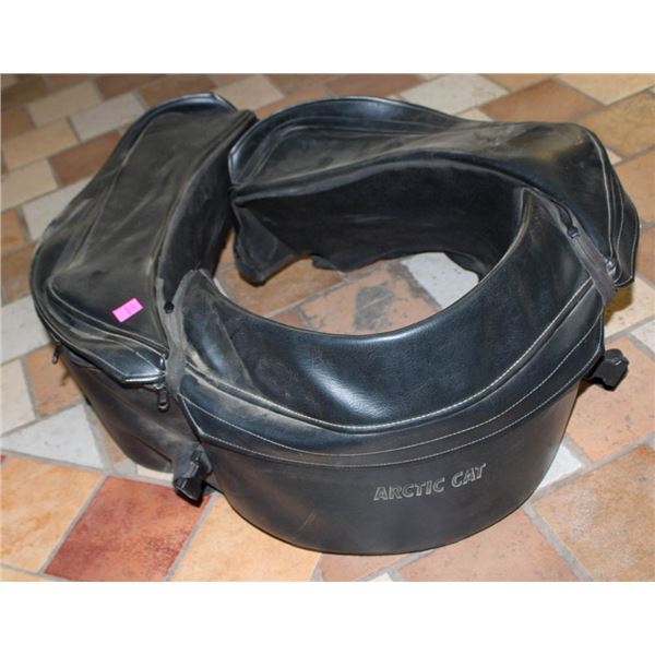 ARCTIC CAT LEATHER CARGO BAGS FOR ATV/ SNOWMOBILE