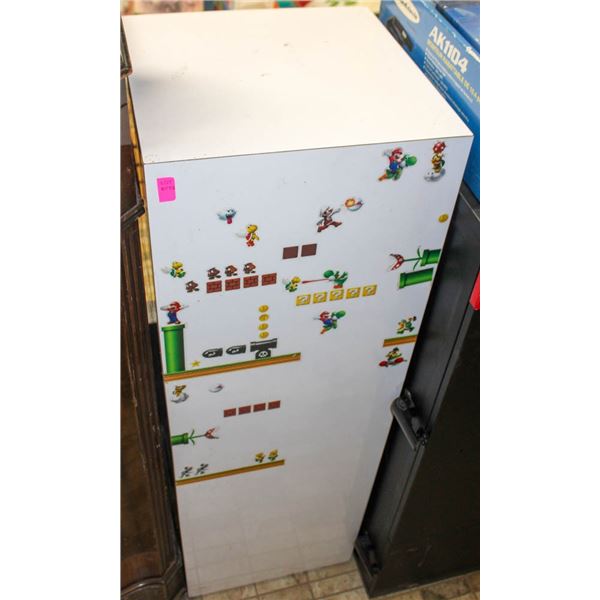 MARIO THEMED WHITE DISPLAY PEDESTAL